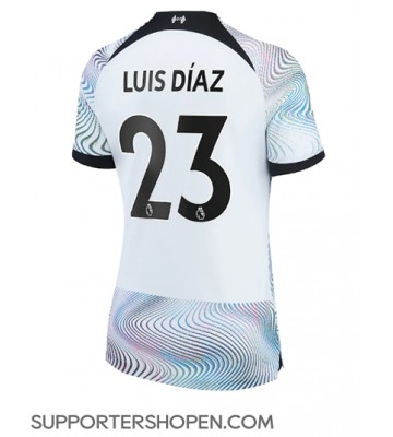 Liverpool Luis Diaz #23 Borta Matchtröja Dam 2022-23 Kortärmad